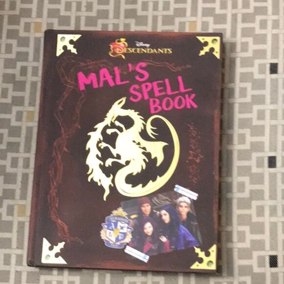 Disney Descendants: Mal's Spell Book Two Books Castlecore Kidcore Cosplay Goth - Picture 1 of 8